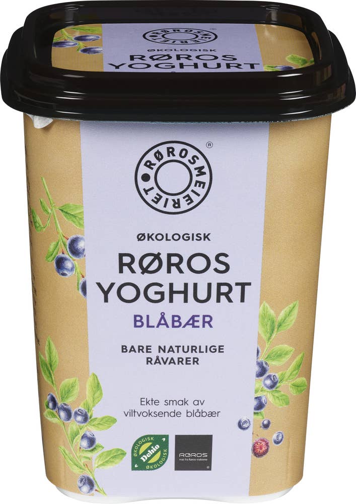 Rørosmeieriet Økologisk Rørosyoghurt Blåbær