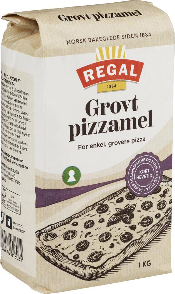Regal Grovt pizzamel