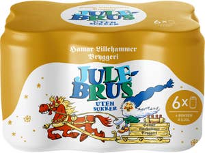 Hamar Lett julebrus 6 x 0,33L