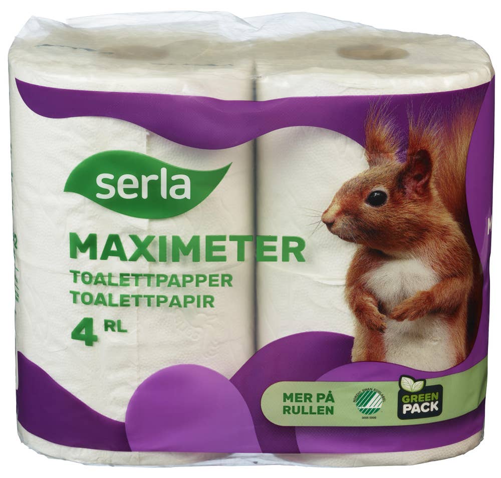 Serla Maximeter toalettpapir