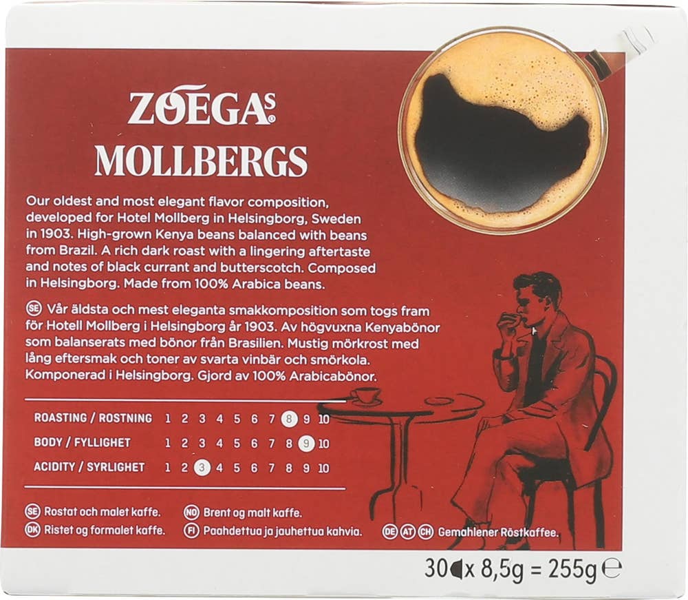 Nescafé Dolce Gusto Zoégas Mollbergs Økonomipakke