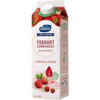 Valio Laktosefri yoghurt Sommerbær