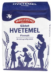 Møllerens Hvetemel Siktet