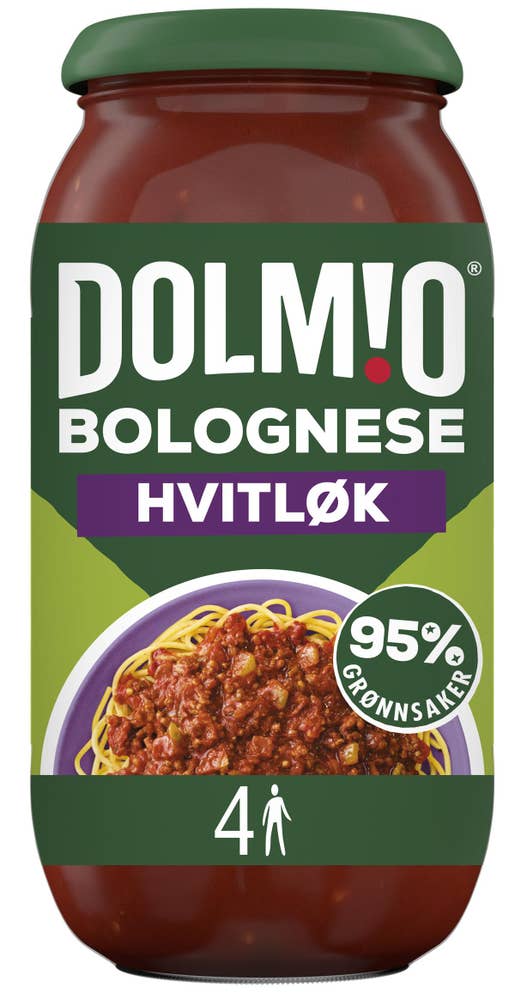 Dolmio Pastasaus bolognese med hvitløk