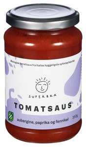 Superbra Tomatsaus Aubergine, paprika og fennikel