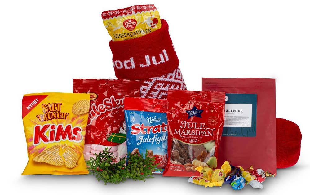Smaksgaver AS Julestrømpa Med julegodt