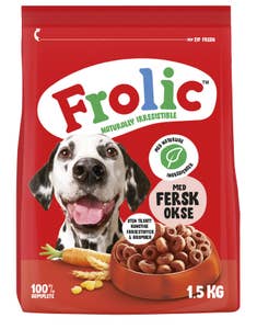 Frolic Tørrfôr til hund Med oksekjøtt