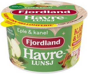 Fjordland Havrelunsj Med eple og kanel