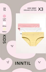 Inntil Truser Tre farger, barn str. 110-116