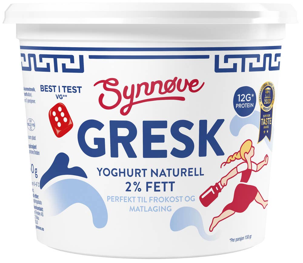 Synnøve Gresk yoghurt Naturell