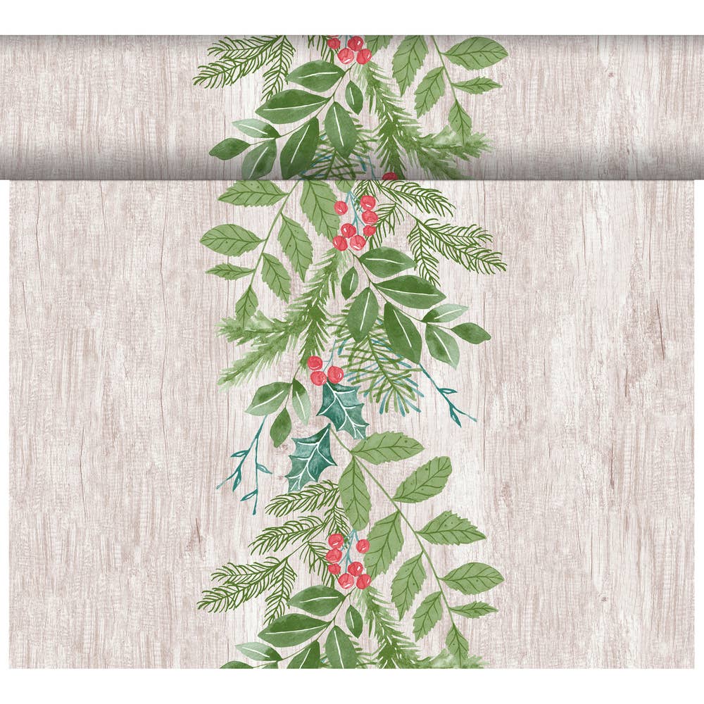 Duni Duk med vintermotiv Winter green 0,4 x 24 m
