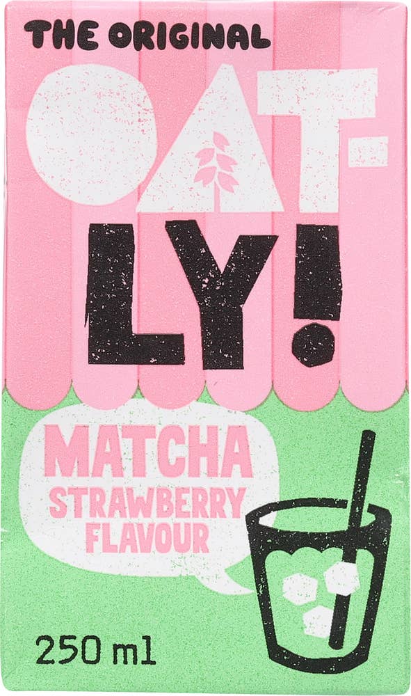 OATLY Havredrikk Matcha & Strawberry