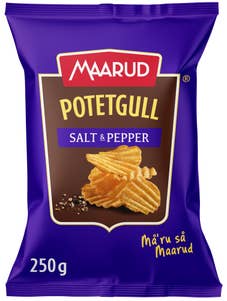 Potetgull salt & pepper