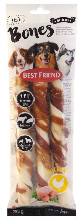 Best Friend Bones 3 in 1 Rull 3 x 25cm