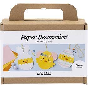 Sprell Mini DIY-Kit Papirdekorasjoner Påske