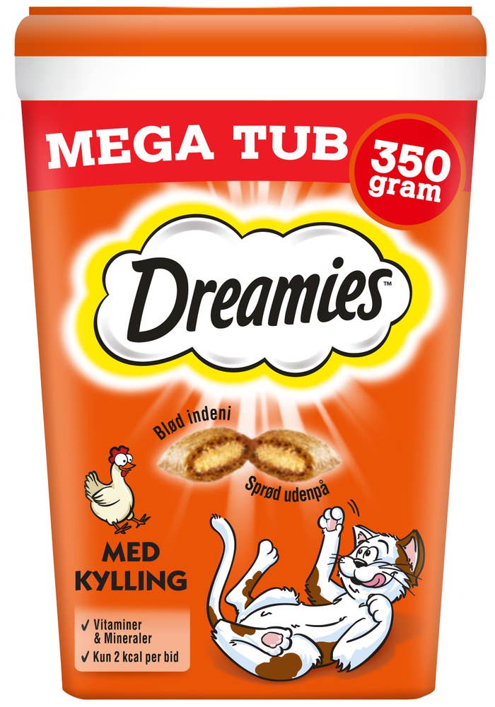 Dreamies Snacks med kylling Megatub