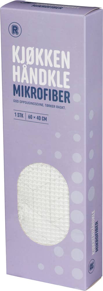 R Mikrofiber tørkehåndkle