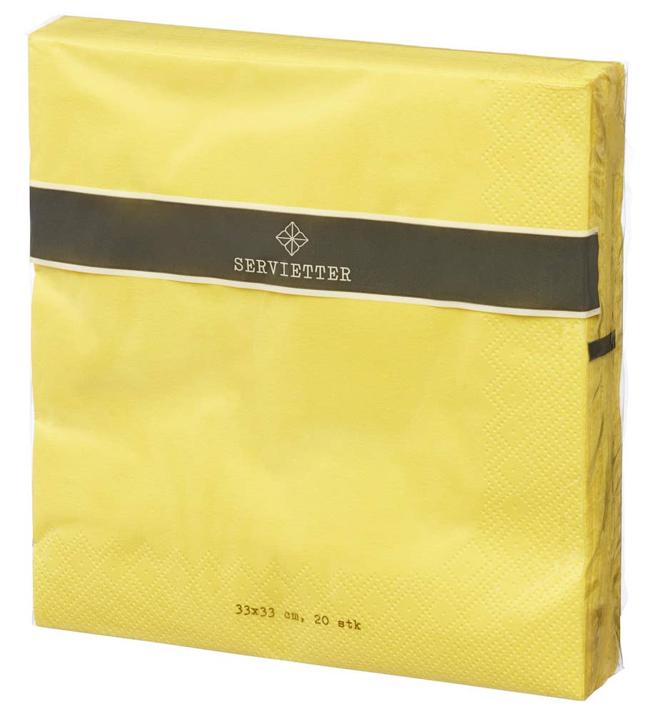 Rema Serviett til påske Gul, 33x33 cm