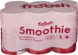 Froosh Smoothie Jordbær, Banan & Guava 6 x 150ml