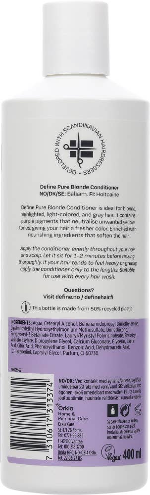 Define Pure Blonde Conditioner