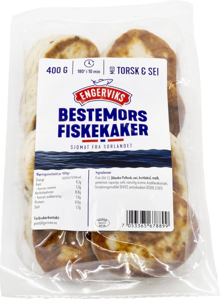 Engerviks Bestemors fiskekaker 50%