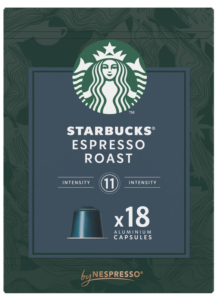Starbucks Espresso Roast multipack 18 kapsler, intensitet 11