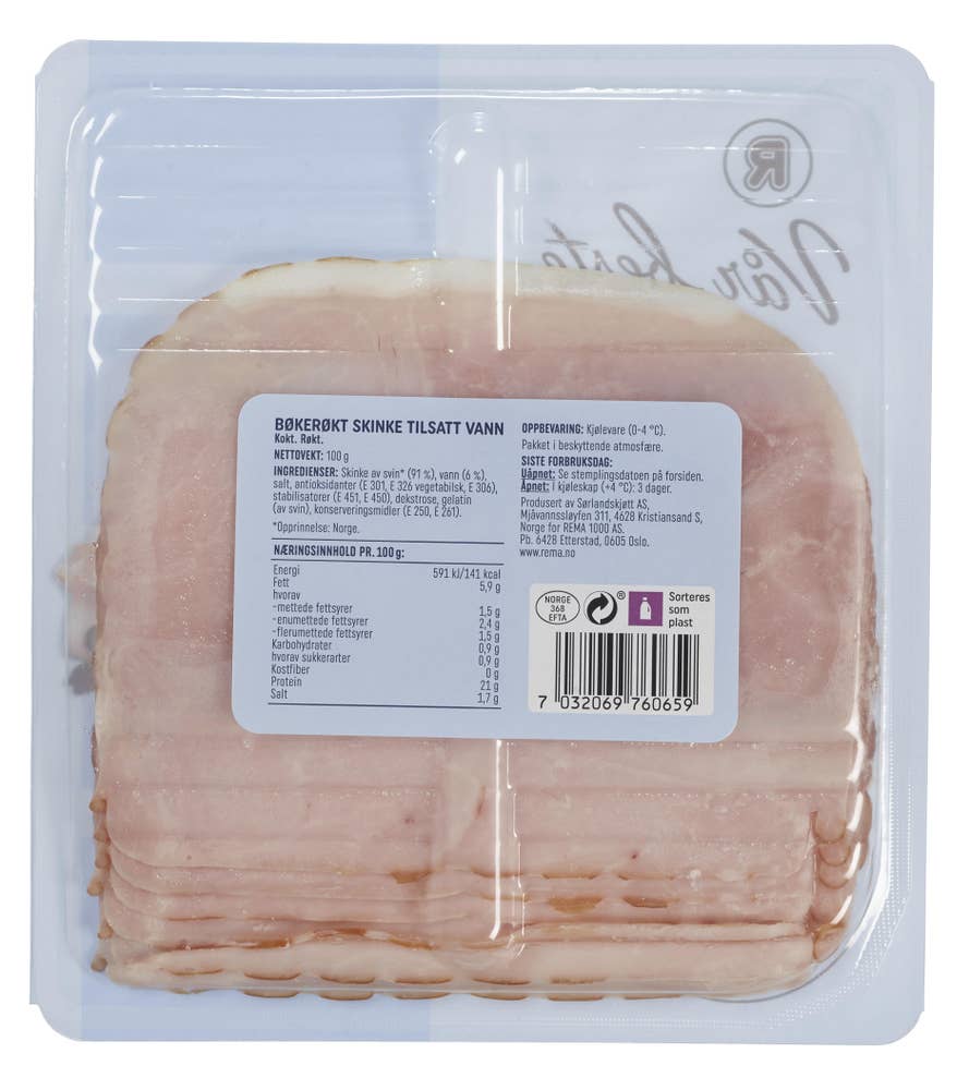 R Vår Beste Bøkerøkt Skinke