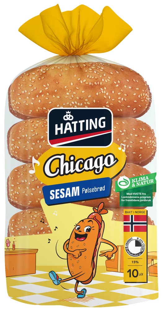 Hatting Chicago pølsebrød