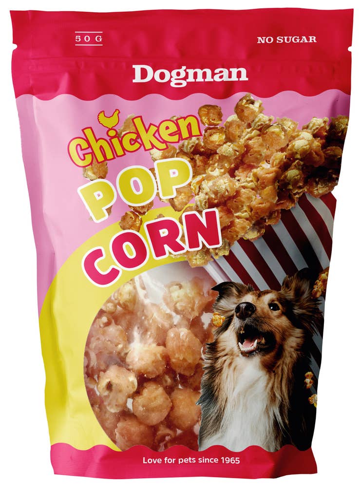 Dogman Popcorn med kylling