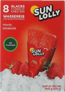 Sun Lolly jordbær 8 stk
