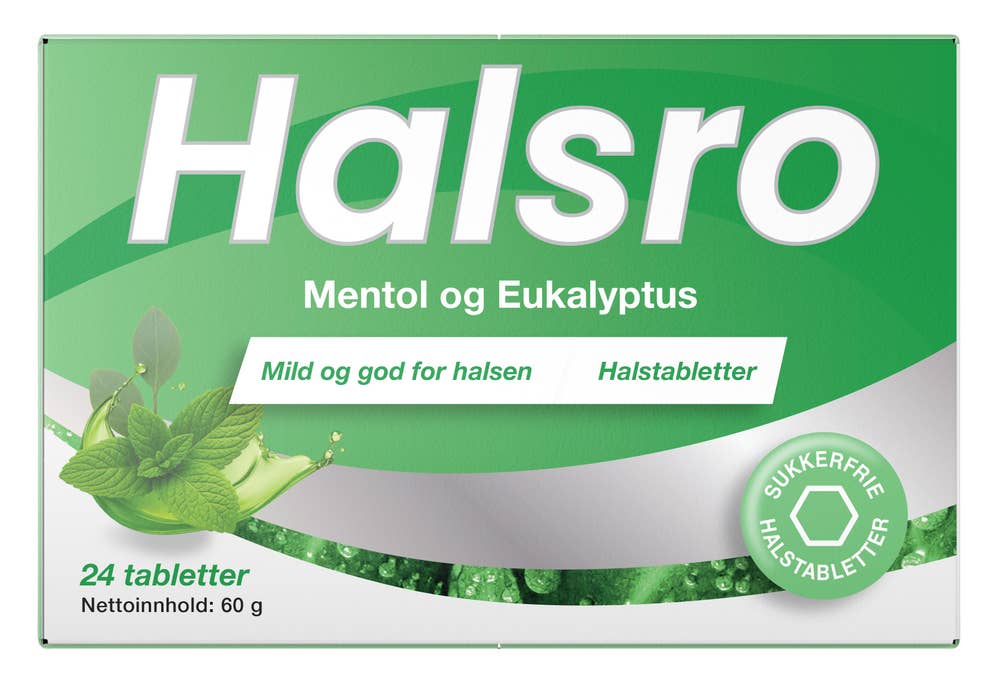 Halsro Mentol & Eukalyptus 60 g