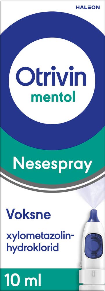 Otrivin nesespray for voksne mentol 1mg/ml