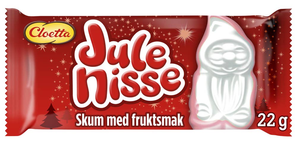 Cloetta Julenisse Skum med fruktsmak