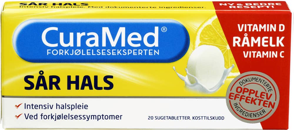 Curamed Sår Hals med Råmelk