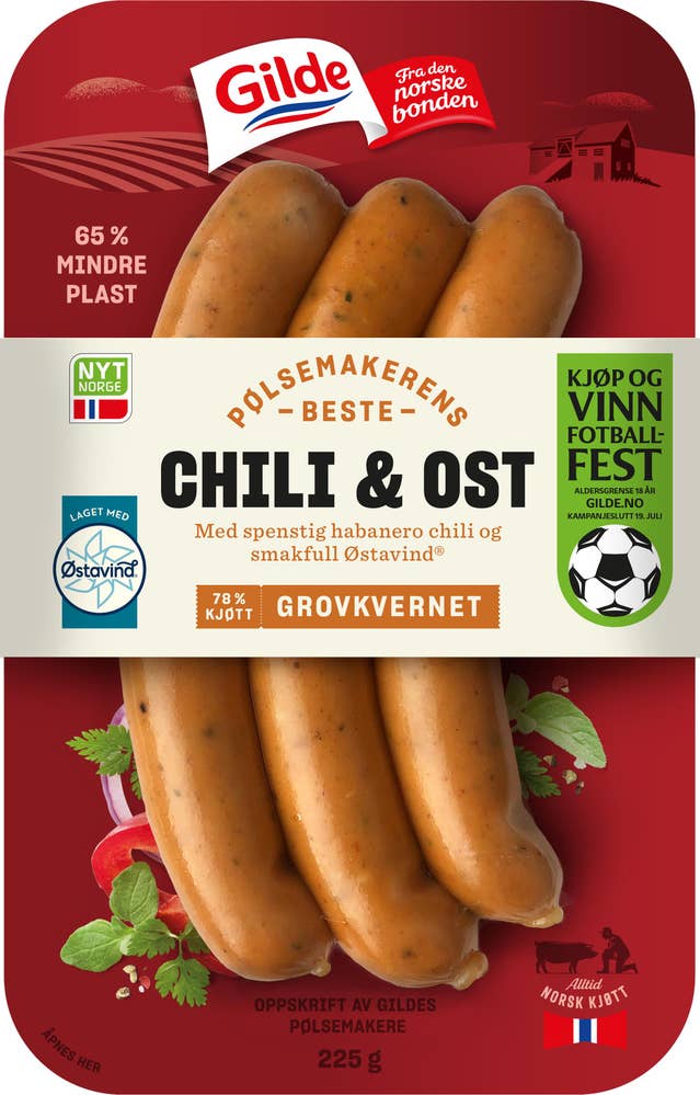 Gilde Chili Og Ostepølse