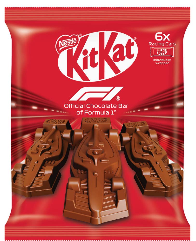 Nestlé KitKat F1-pose