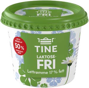 Lettrømme Laktosefri, 17% fett, 300 g