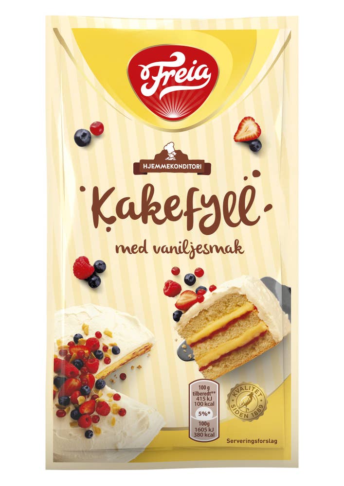 FREIA Kakefyll vaniljesmak