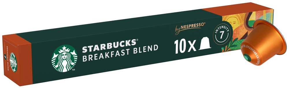 Starbucks Breakfast Blend Intensitet 7, 10 stk