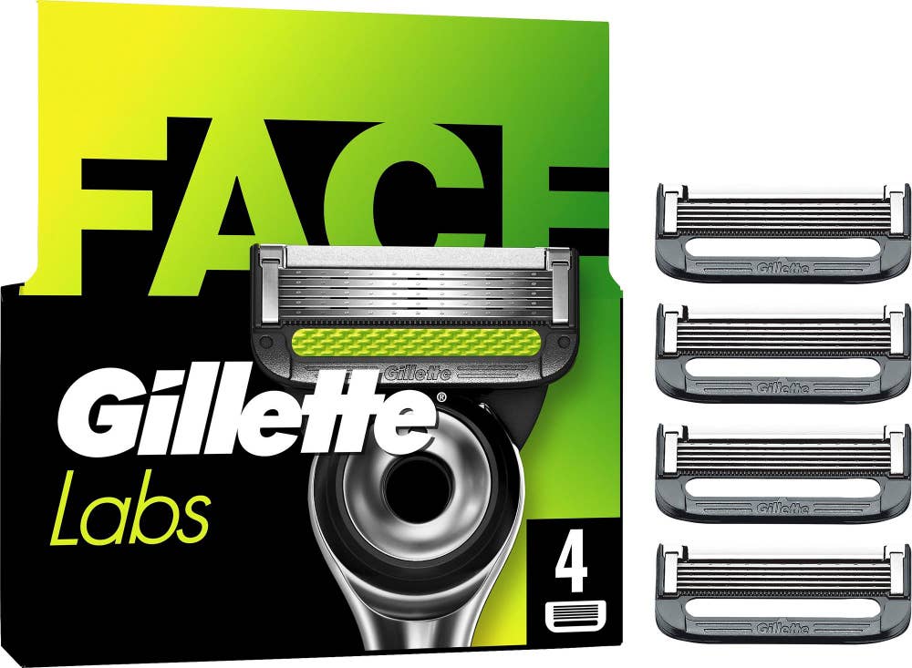Gillette Barberblader Labs 4 stk