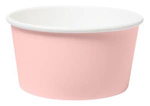 BioPak Pappskål rosa 420ml