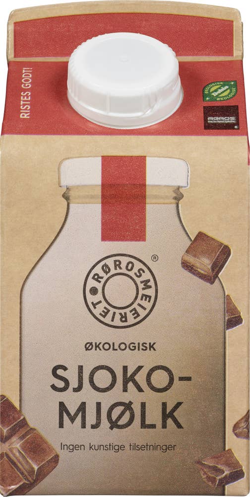 Rørosmeieriet Økologisk Fersk Sjokomjølk Laktosefri