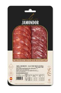 Jamondor Mix chorizo og salchichon Skivet