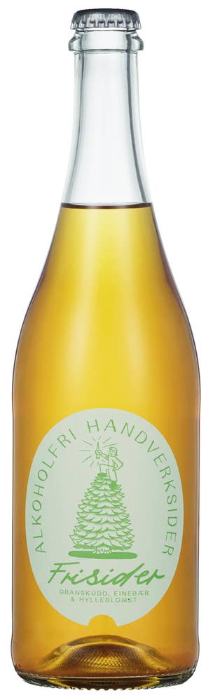 Gardsbrenneriet Frisider Granskudd, einebær og hylleblomst