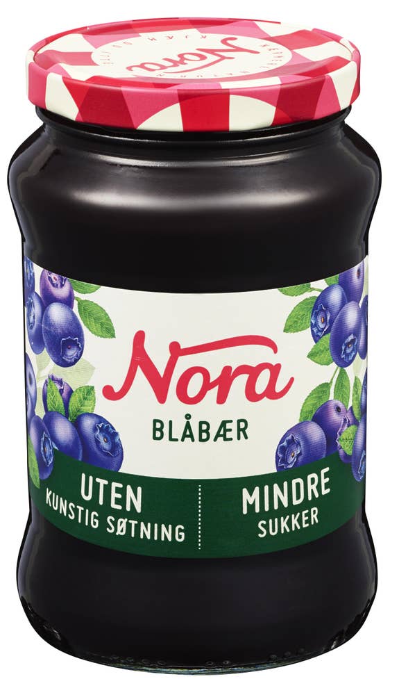 Stabburet Blåbærsyltetøy mindre sukker
