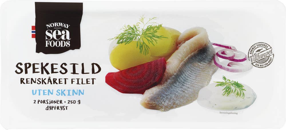 Norway Seafoods Spekesild Renskåret filet uten skinn