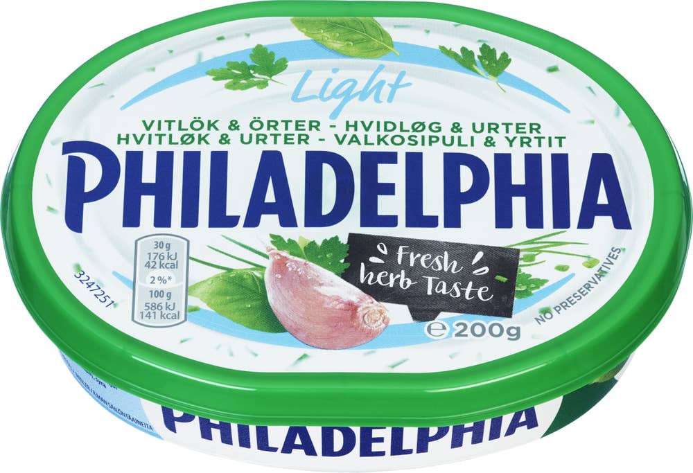 Philadelphia Hvitløk og urter