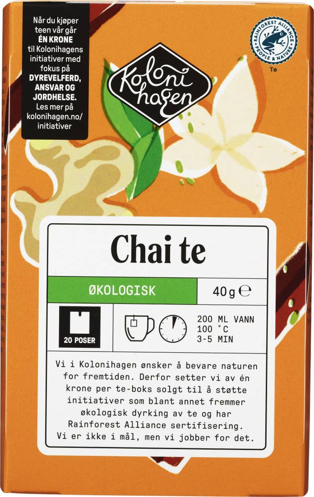 Kolonihagen Økologisk chai