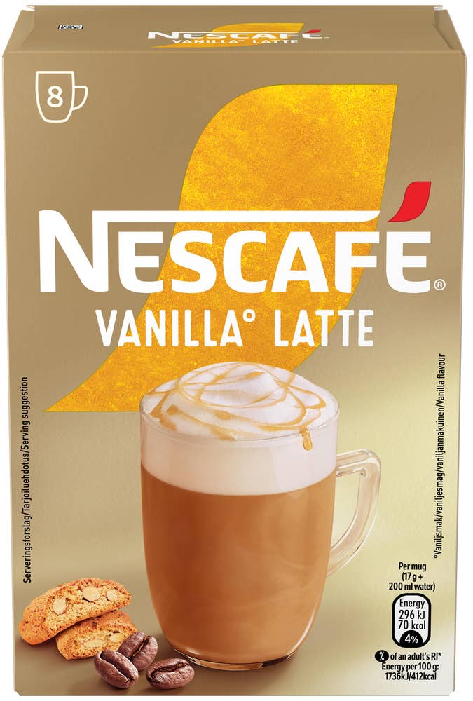 Nescafé Vanilla Latte 8 poser
