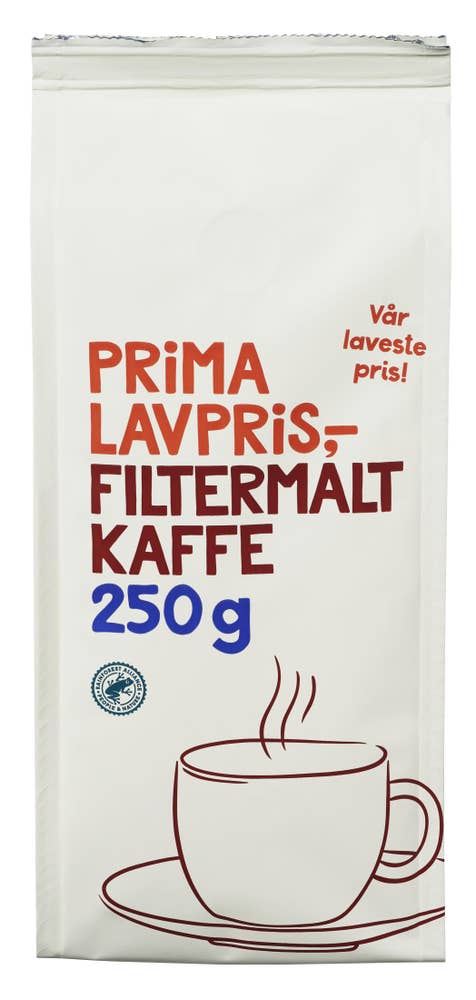 Prima Lavpris Filtermalt kaffe